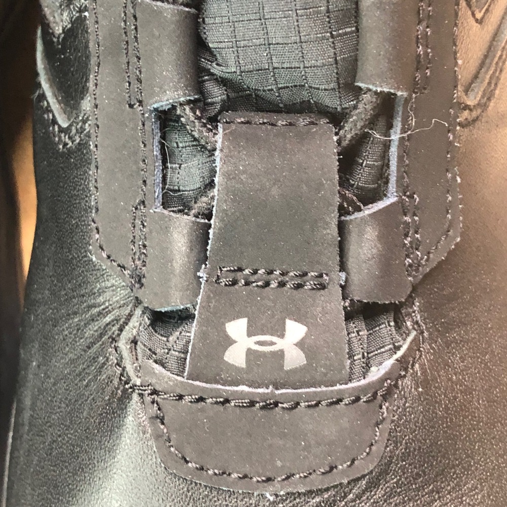 Under Armour Stellar G2 Tactical Boots Mens 12.5 US Black Leather 3025578-001 - Picture 8 of 16